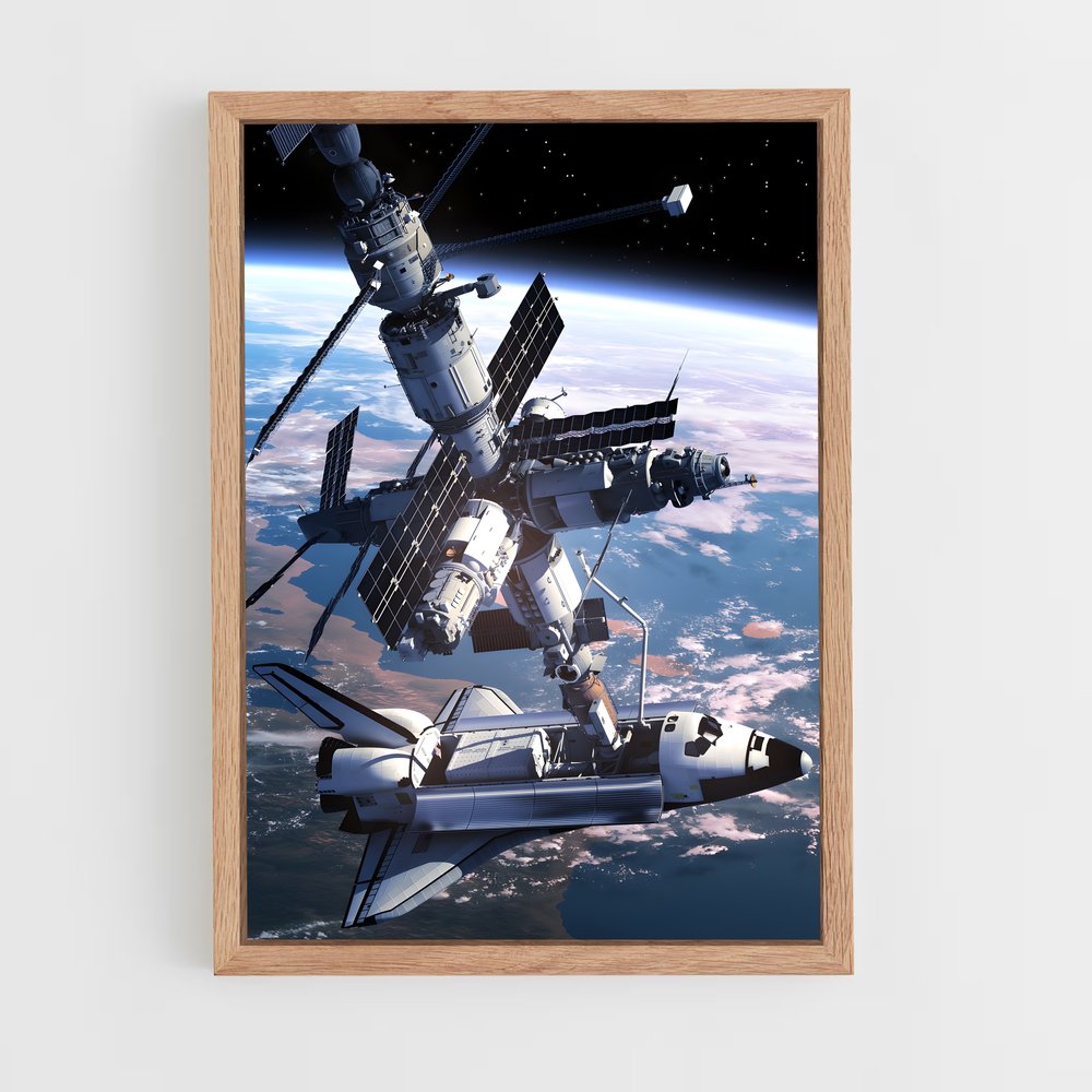 Poster de l'incroyable station spatiale internationale – affiche Astronomie (vue 4)
